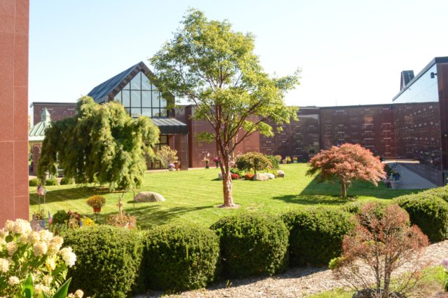 Mausoleum courtyard